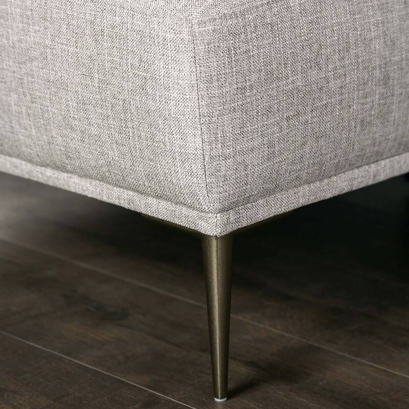 Furniture of America Danio Modern 2-Piece Chenille Living Room Sofa Set