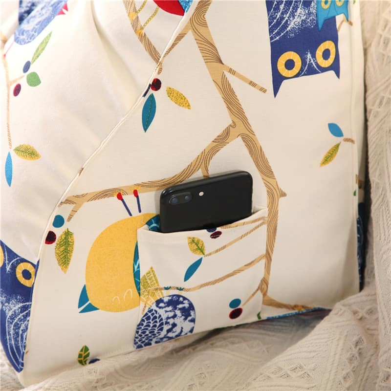 WOWMAX Back Rest Wedge Support Pillow Daybed Pillow