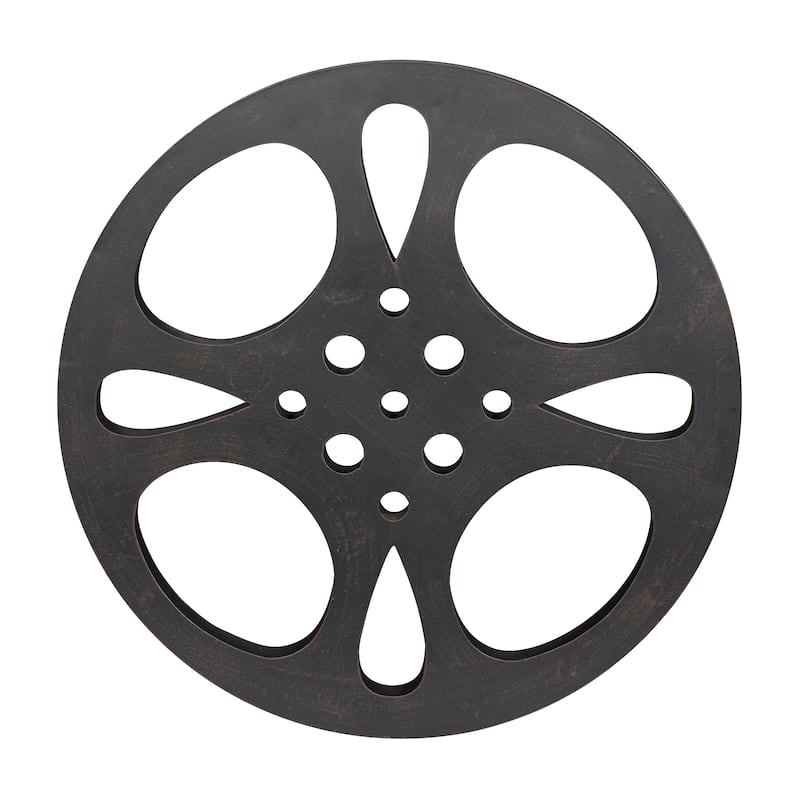 Black Metal Reel Film Home Wall Decor