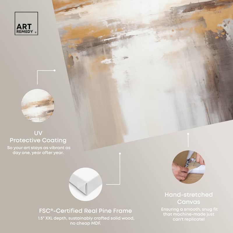 Glistening Stillness I Canvas by Art Remedy, Gallery Wrapped