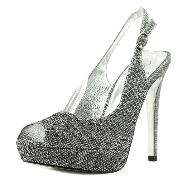 pewter high heels