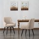 preview thumbnail 6 of 8, Swivel Dining Chairs Set of 2 Upholstered Accent Chairs Living Room Chairs Desk Office Arm Chair Beige