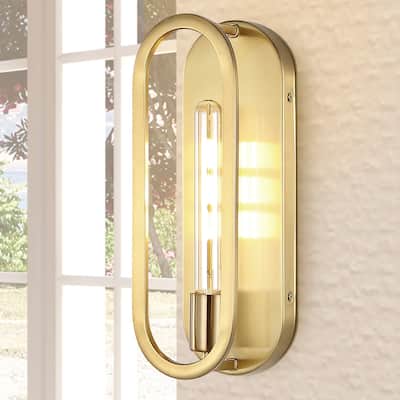 Sophie 4.75" 1-Light Modern Bohemian Iron LED Sconce, by JONATHAN Y