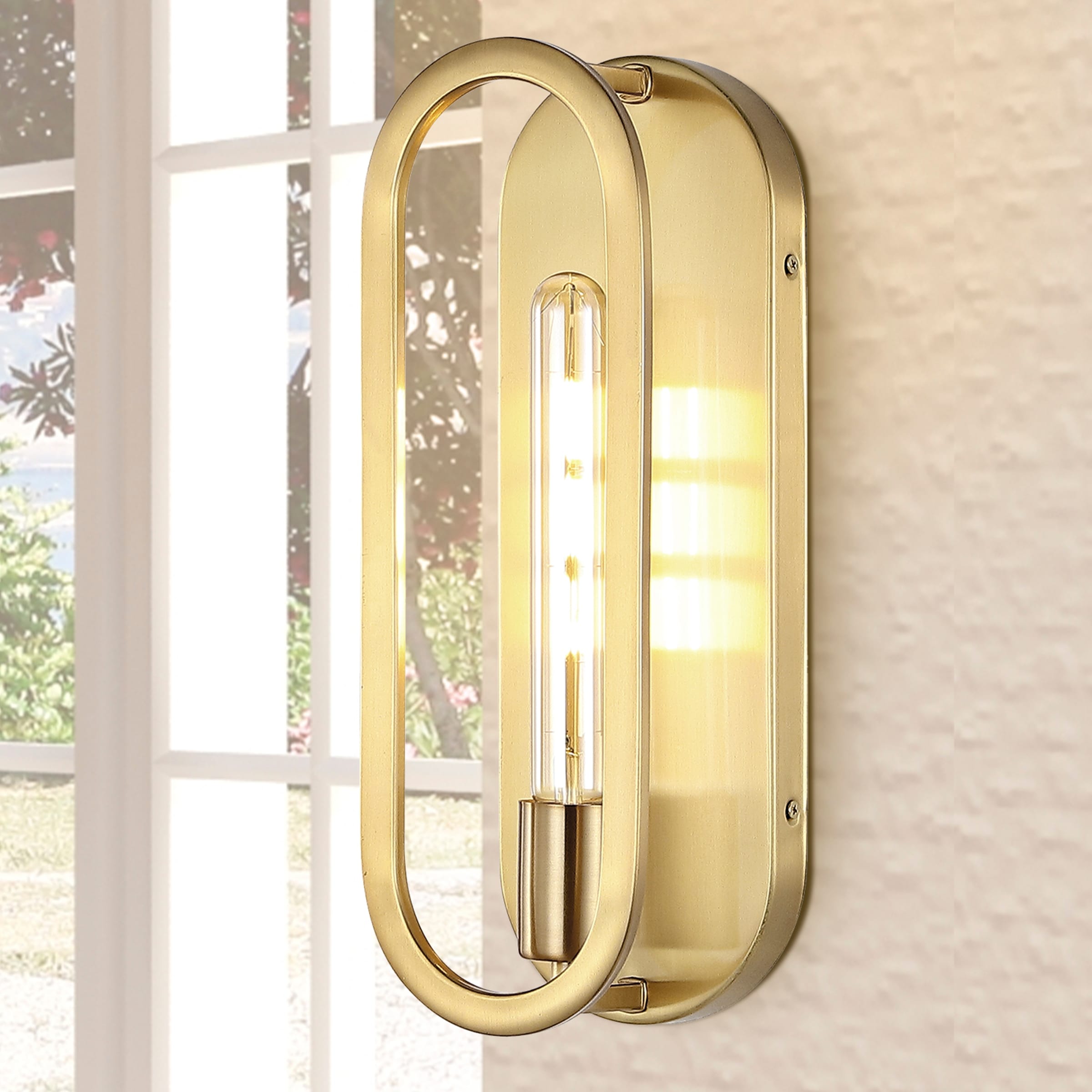 JONATHAN Y Sophie 4.75" 1-Light Modern Bohemian Iron LED Sconce