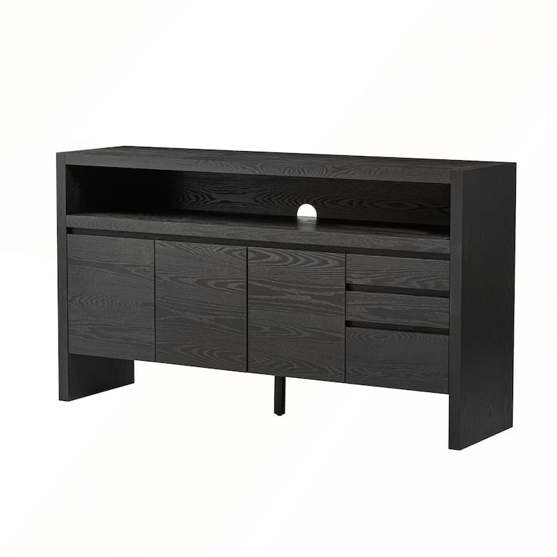 Modern 60in 3 Doors Sideboard with 3 Drawers