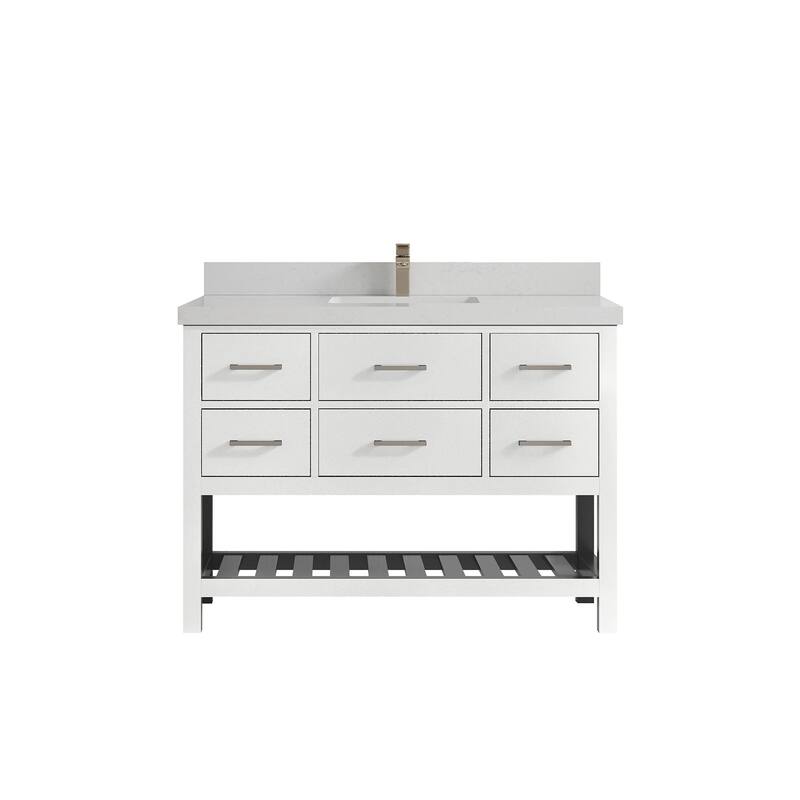 Willow Collections 48 in. W x 22 in. D Parker Single Sink Bathroom Vanity with Countertop
