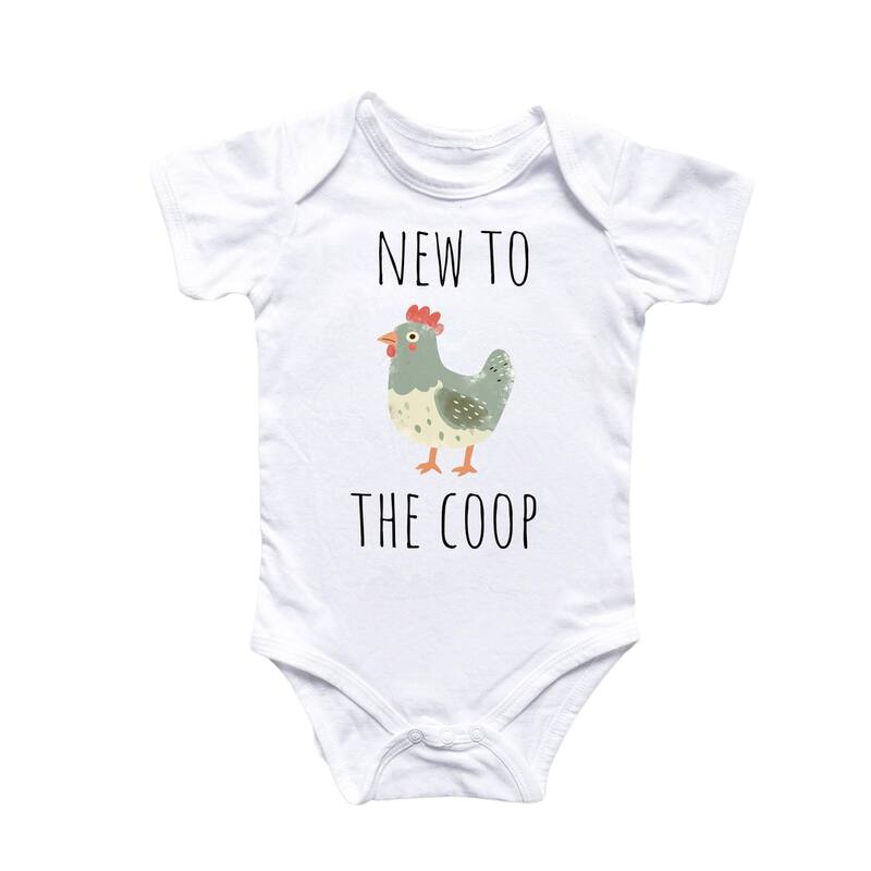 Chicken Coop - Baby Boy Girl Clothes Infant Bodysuit Funny Cute Newborn 9 - Pink - 0-3M
