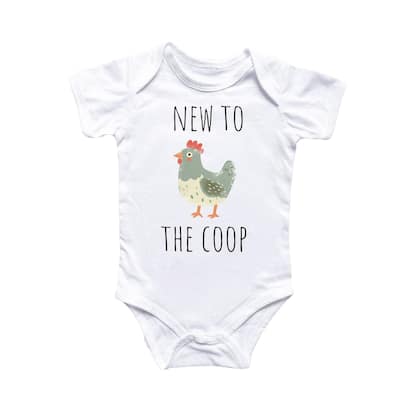 Chicken Coop - Baby Boy Girl Clothes Infant Bodysuit Funny Cute Newborn 9