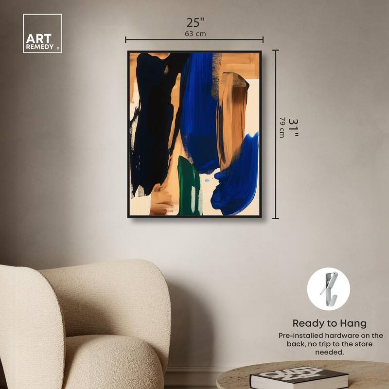 Ochre Odyssey Canvas by Art Remedy