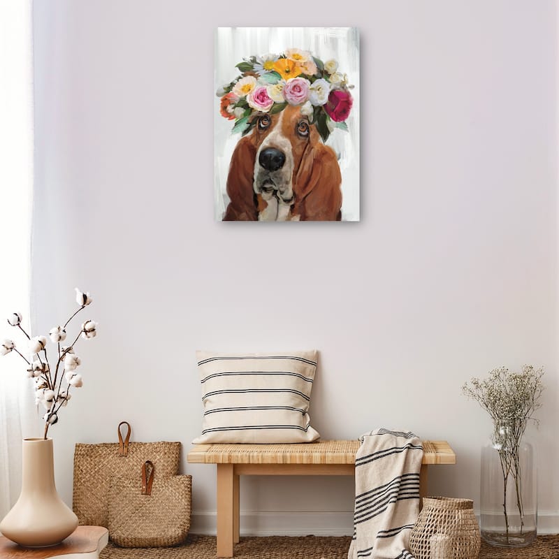 Flower Power II By Studio Arts Canvas Art Print