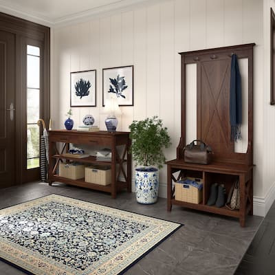 Key West Entryway Storage Set with Console Table by Bush Furniture