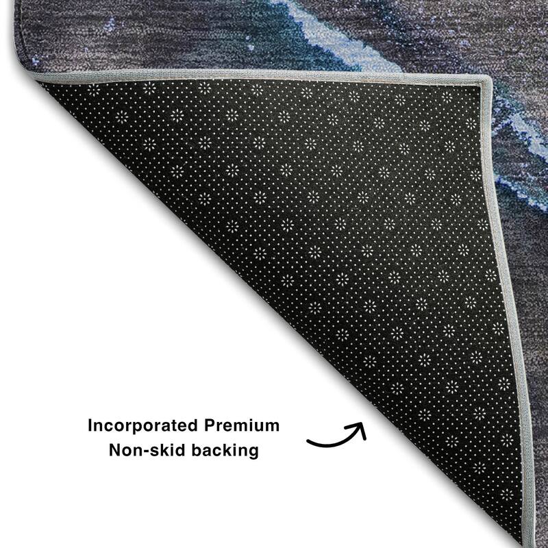 Premium Washable Super Contemporary Abstract Soft Mayfield Rug