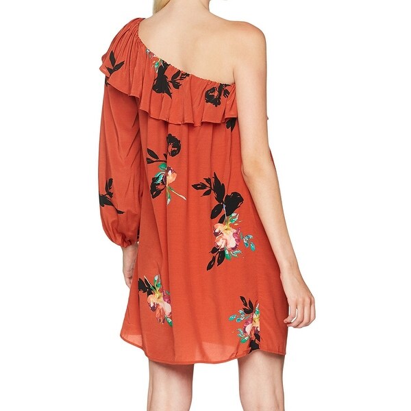 french connection orange dress