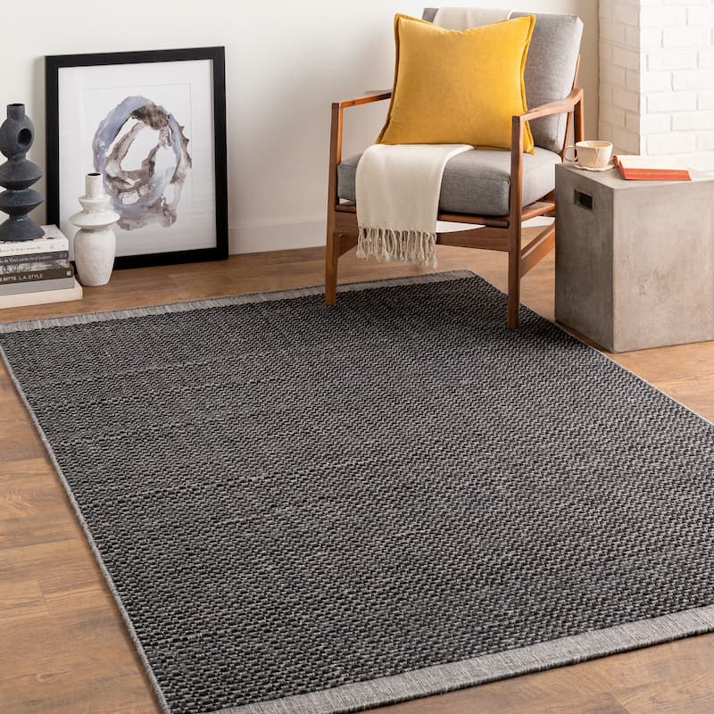 Surya Brielle Cottage Outdoor Area Rug - 9' x 12' - Chacoal