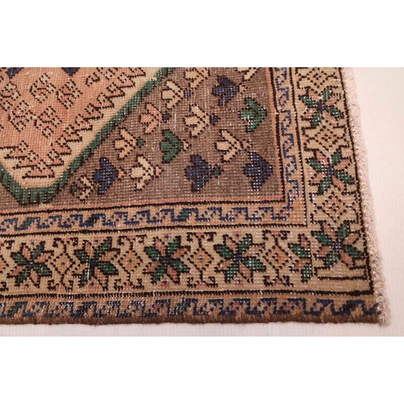 ECARPETGALLERY Hand-knotted Antalya Vintage Copper Wool Rug - 4'5 x 6'4