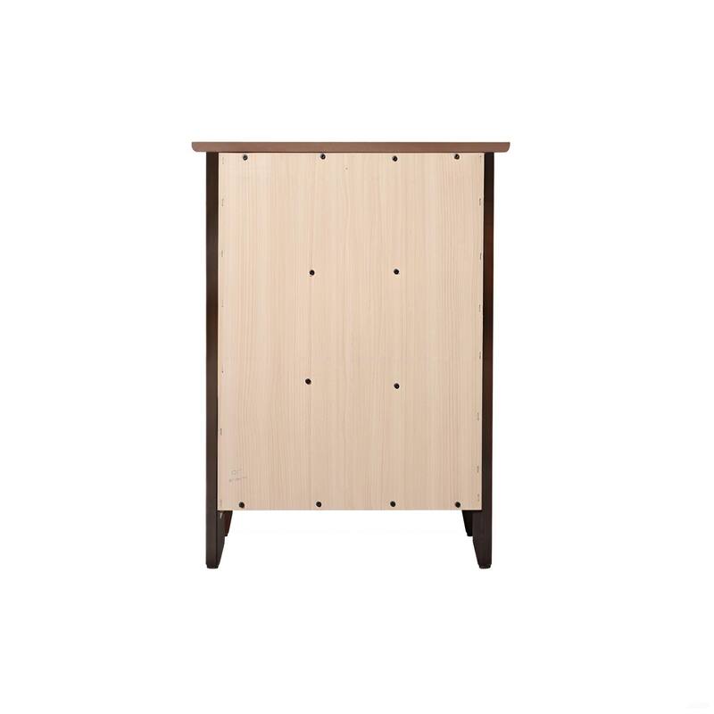 Glory Furniture Contemporary Wooden Nightstand with Drawers