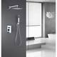 EPOWP Polished Chrome Mount Pressure-Balanced Shower System Bathroom ...