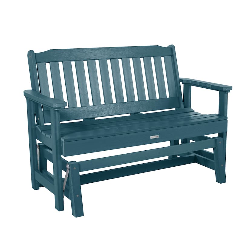 HIGHWOOD Lehigh Garden Glider Bench - Nantucket Blue