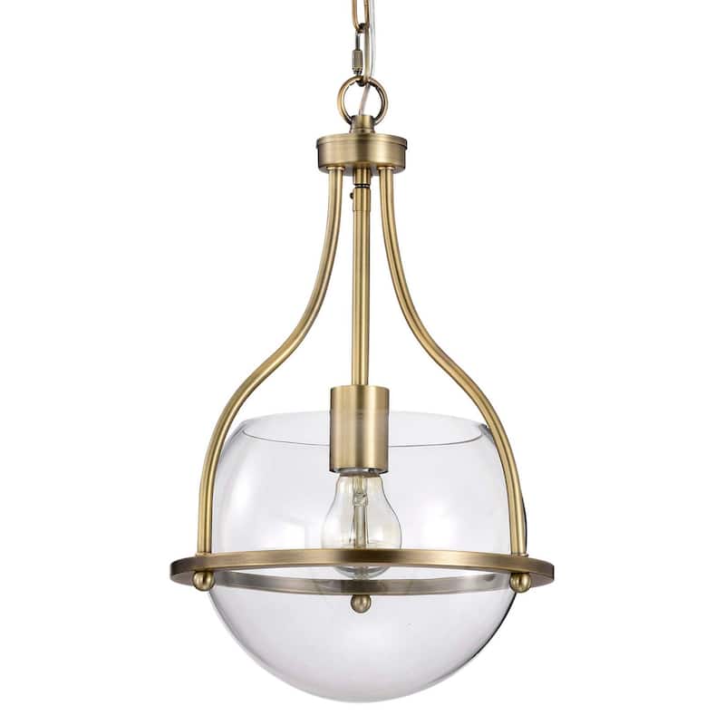 Nuvo Lighting 60/7815 Amado 10" Wide Pendant with Shade - Vintage Brass