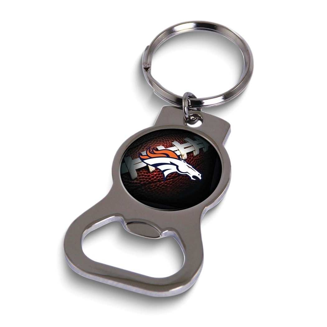 Denver Broncos Logo Keyring