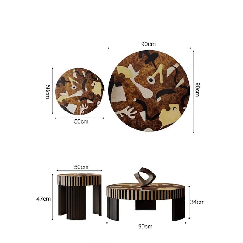 Hommes Monster Coffee Table Set