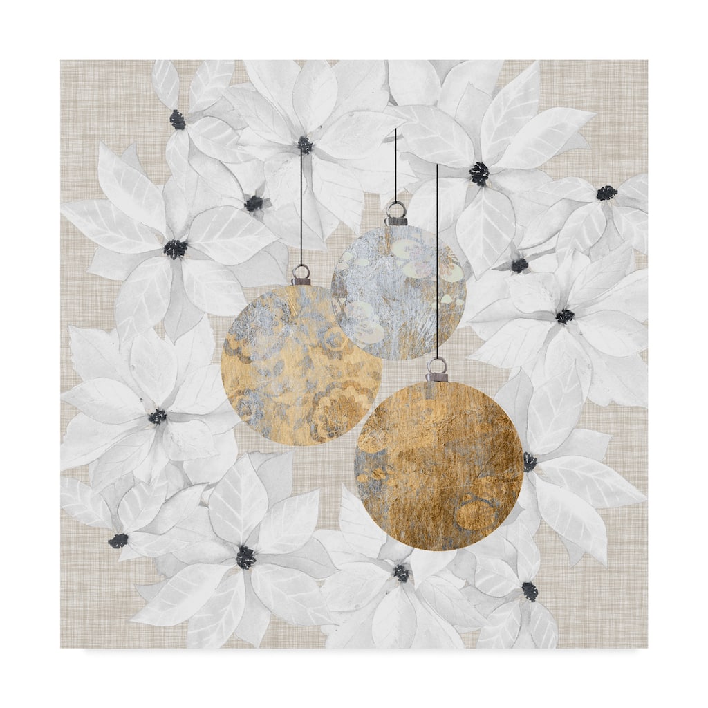 Grace Popp 'Sophisticated Christmas Iii' Canvas Art