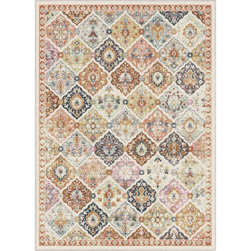 Well Woven Apollo Maeve Vintage Bohemian Machine Washable Rug