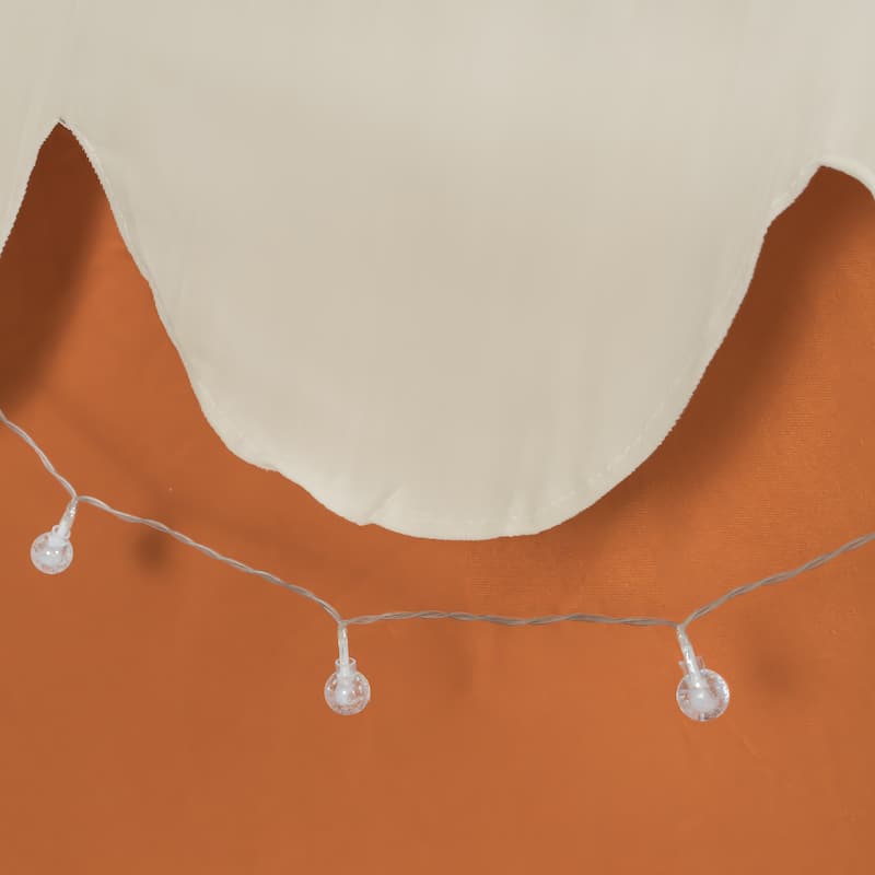 Twin/Full House Bed with Detachable Tent and Skylight, Kids Cabin Bed with Canopy, Light, and Forest-Themed Accents