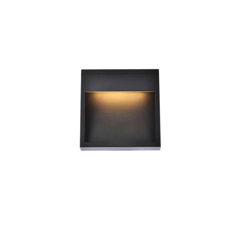 Modern Integrated LED Wall Sconce - N/A - Black