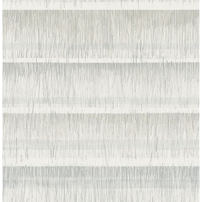NuWallpaper Grey Dhurrie Peel & Stick String Wallpaper - 216in x 20.5in x 0.025in