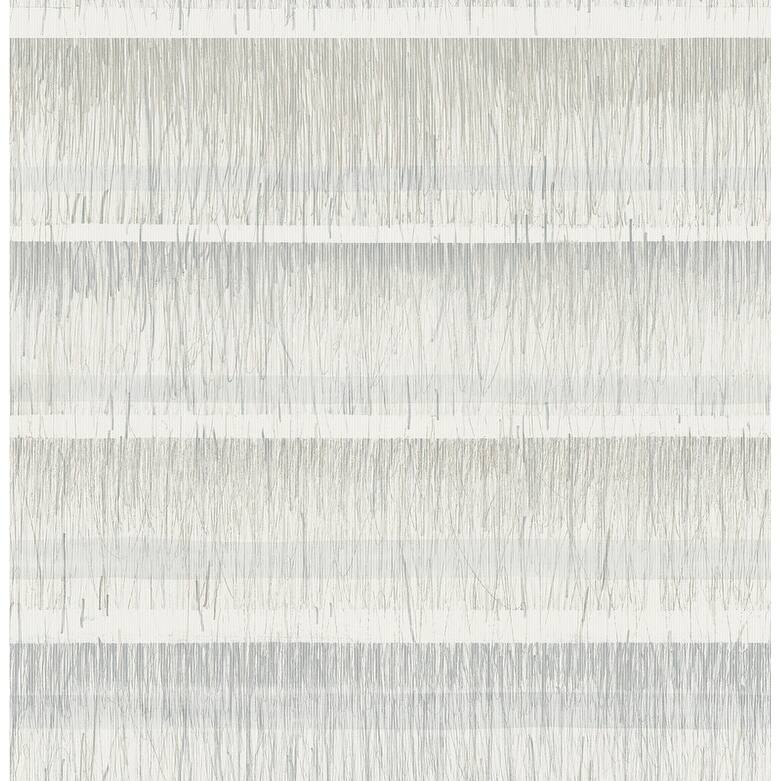 NuWallpaper Grey Dhurrie Peel & Stick String Wallpaper - 216in x 20.5in x 0.025in