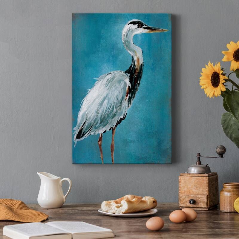 Great Blue Heron I Premium Gallery Wrapped Canvas - Ready to Hang