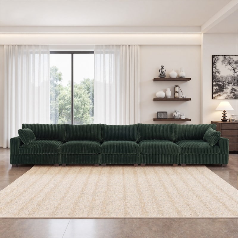U-shaped Modular Sectional Set Upholstered Sofa Couch