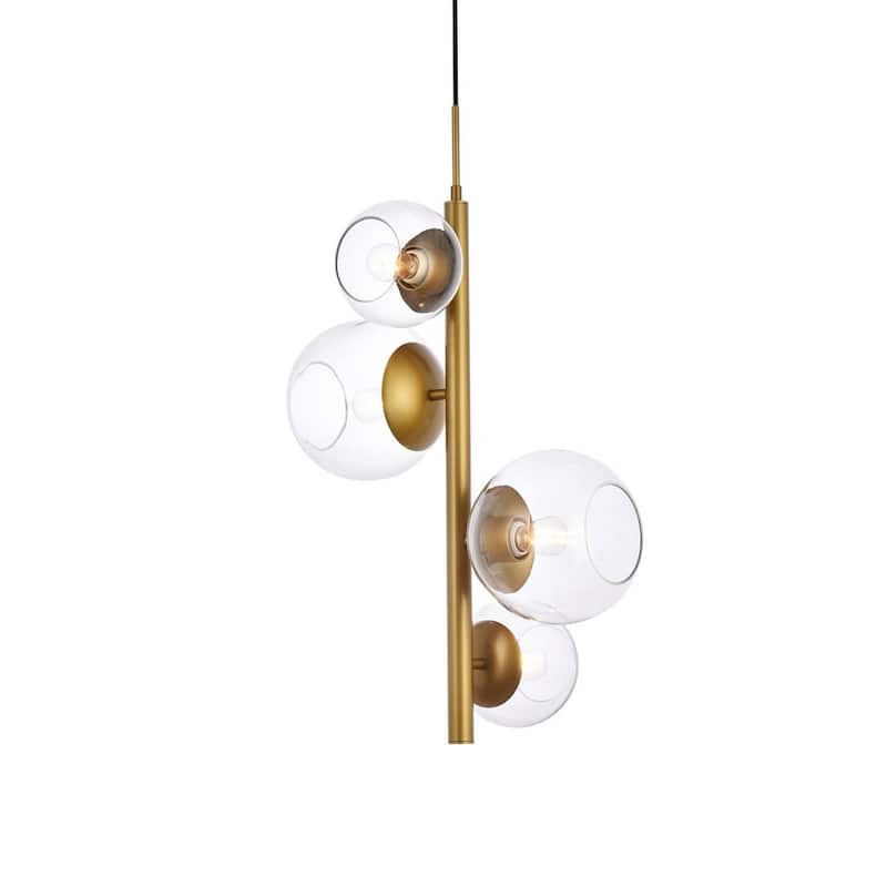 Warren 18 inch Pendant with Clear Shade - N/A