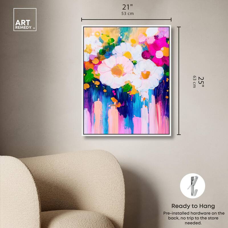 Contrast of Purity II Canvas by Art Remedy