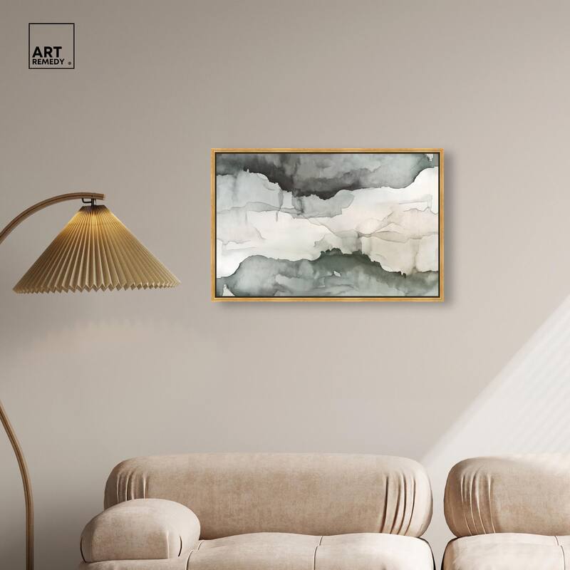 Pigment Flow Canvas by Art Remedy