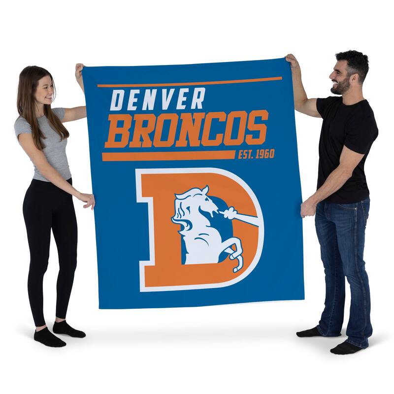 NFL Denver Broncos 40 YD Dash Legacy Wall Hanging - 50"x60"
