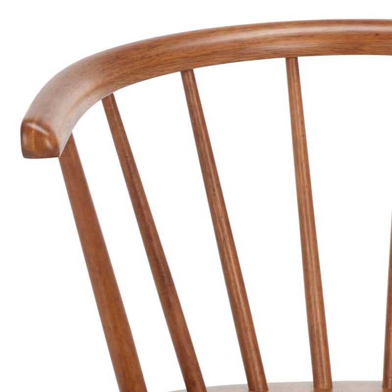 SAFAVIEH Home Blanchard 18-inch Curved Spindle Side Chair [SET of 2] - 21"W x 21"D x 30"H