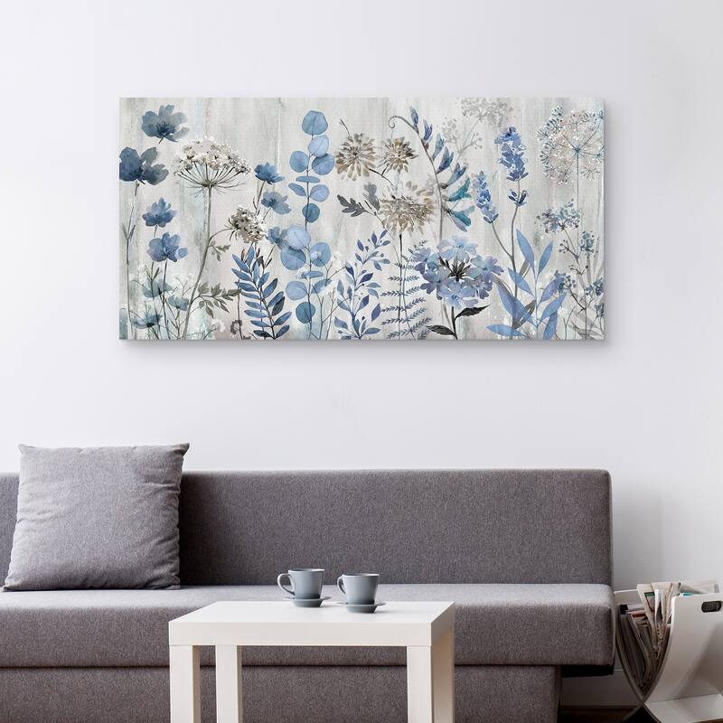 Blue Meadow Dreamin by Conrad Knutsen Canvas Art Print