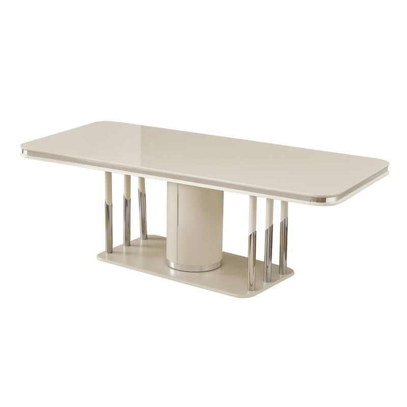 Porst Modern Dining Room Table And 8 Dining Room Chairs Set