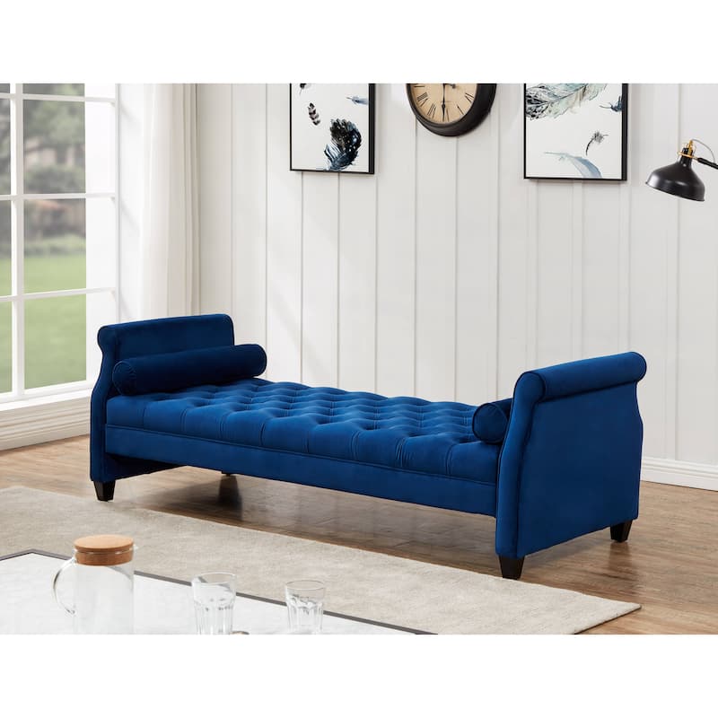 Escoto Velvet 82.5'' Flared Arm Sofa Bed