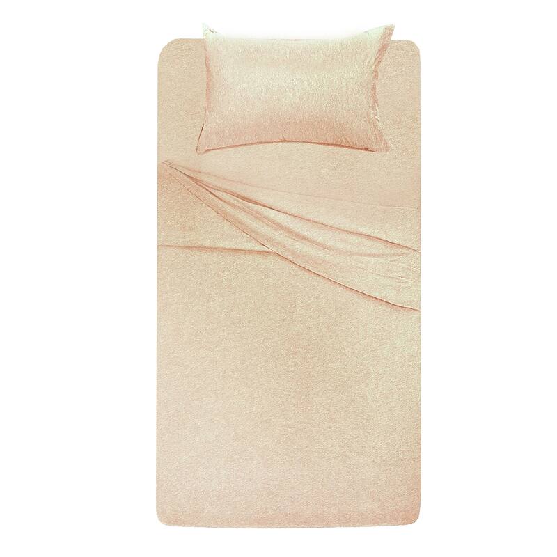 Soft Tees Luxury Jersey Knit Bed Sheet Set