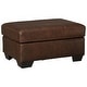 preview thumbnail 2 of 3, Morelos Traditional Leather Ottoman