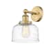Option Brushed Brass / Clear Deco Swirl