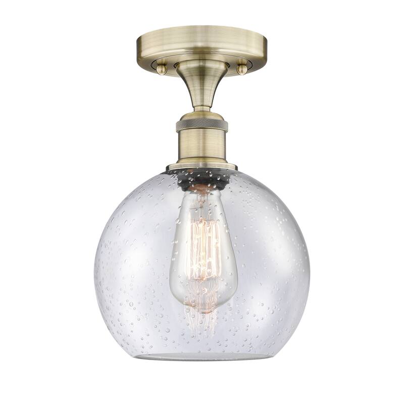 Innovations Lighting Edison Athens - 1 Light 8" Semi-Flush Mount