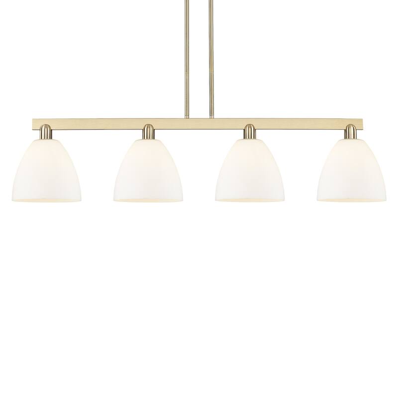 Innovations Lighting 716-4I-13-52 Bristol Linear Bristol 4 Light 52" - Champagne Bronze / Matte White