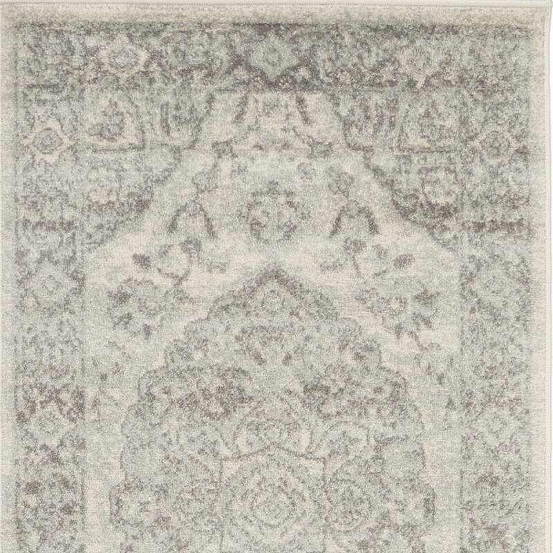 HomeRootsFloral Medallion Transitional Runner Area Rug - 87' X '27' X '0.5