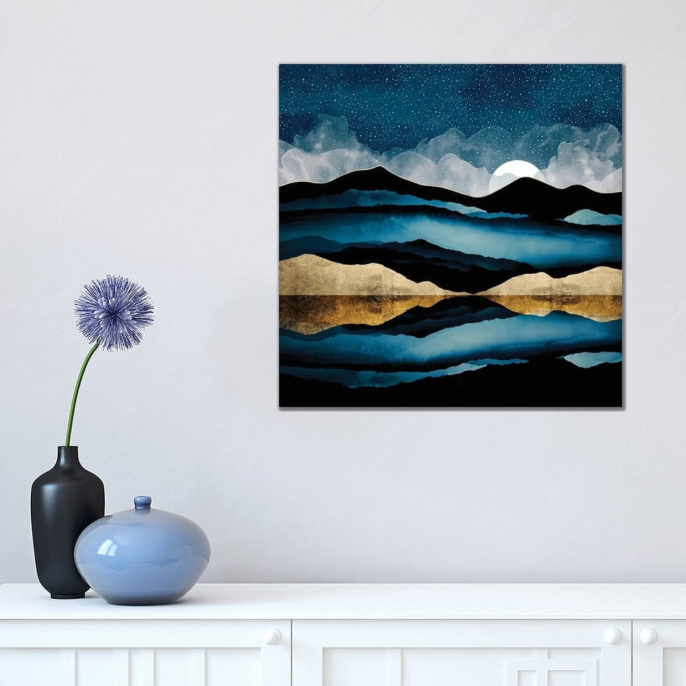 iCanvas "Midnight Mountain" by SpaceFrog Designs Canvas Print
