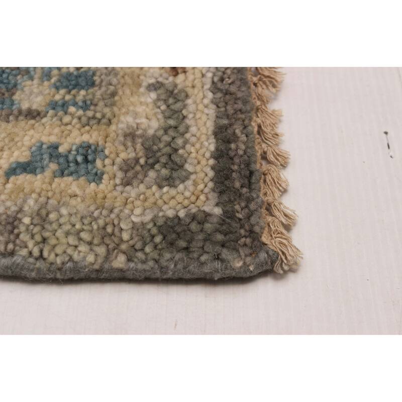 ECARPETGALLERY Hand-knotted Jules Serapi Grey Wool Rug - 7'11 x 10'1