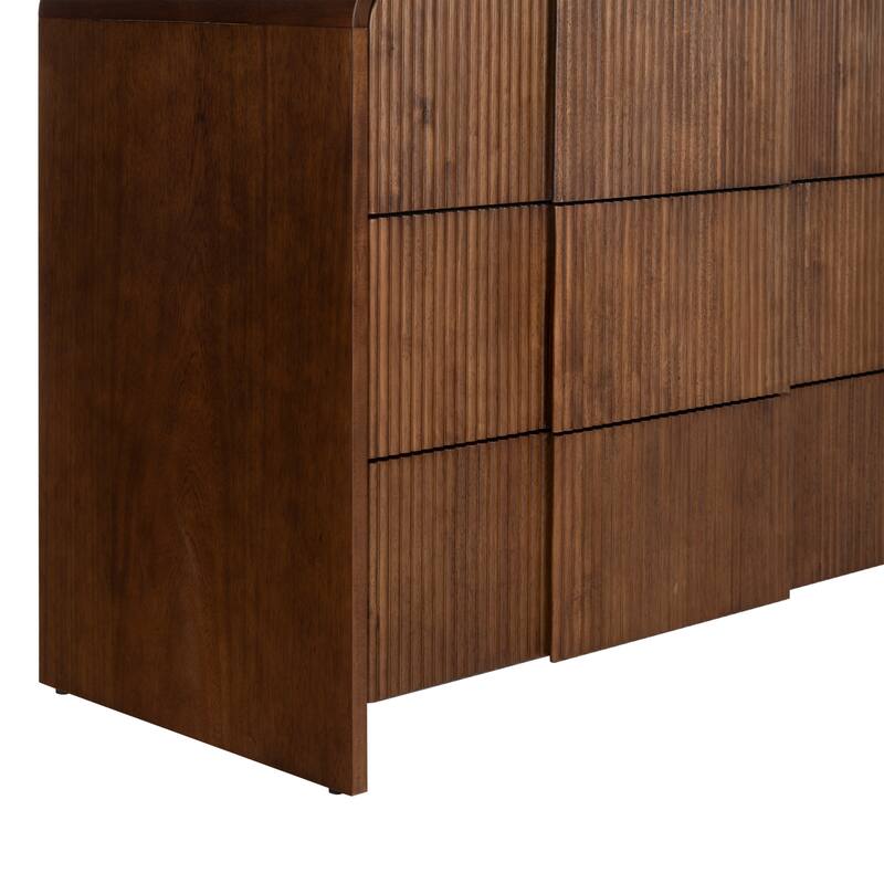 SAFAVIEH Couture Vitale Reeded Wood Dresser